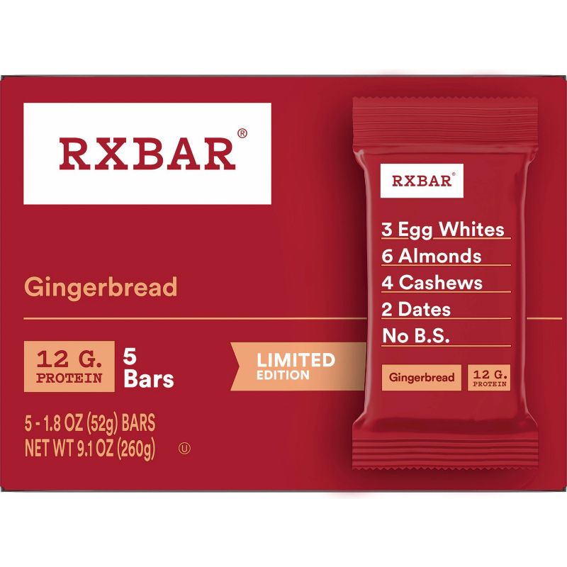 RXBAR Gingerbread Protein Bars - 5ct, 4 of 7