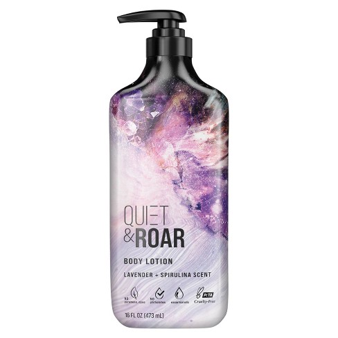 Quiet & Roar Lavender & Spirulina Body Lotion made with Essential Oils - 16 fl oz - image 1 of 4