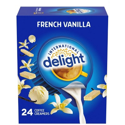 International Delight French Vanilla Coffee Creamer Singles, 0.44 fl oz, 24 Count (Pack of 2)
