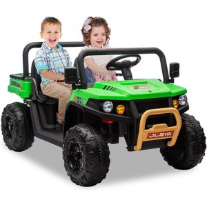 24V Ride On Dump Truck, 2 Seater Electric Ride On Car Toy for Kids - 1 of 4