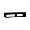 INFURNIC TV Stands and Consoles Floating TV Stand with Open Shelves and Cable Management for Modern Living Room, Black, 12.6"*47.7"*10" - 4 of 4