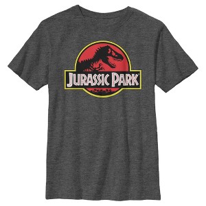 Boy's Husky Jurassic Park Bold T Rex Logo - 1 of 3