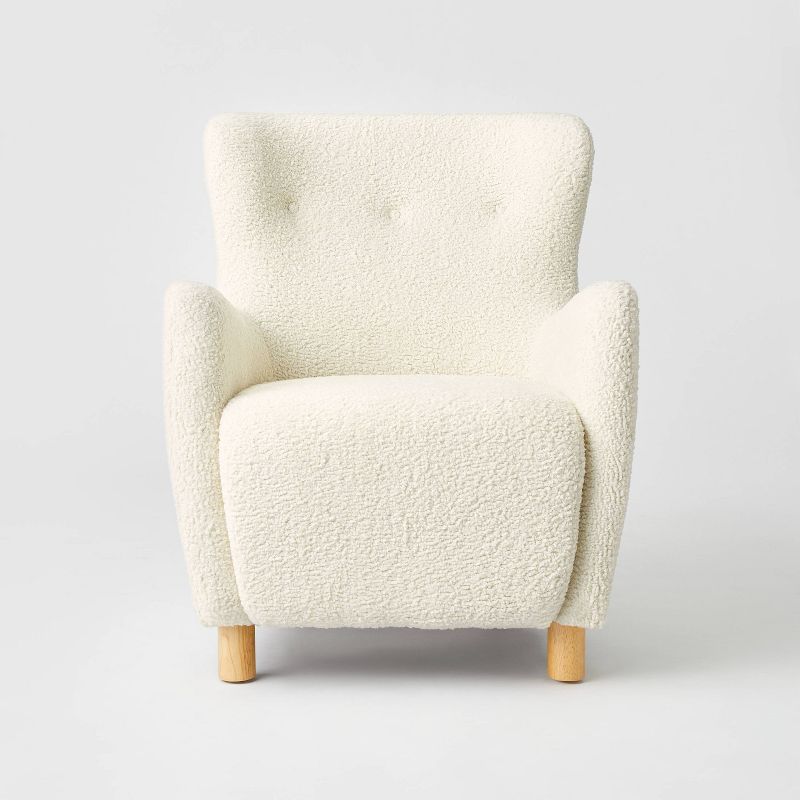 Kessler Wingback Accent Chair Velvet - Threshold&#8482; designed with Studio McGee, 4 of 12