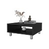 NicBex Modern 23.6" Square Coffee Table with Open Storage Space for Living Room - 3 of 4