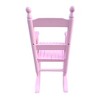 Yinvani Pink Children's Solid Wood Rocking Chair - 2 of 4