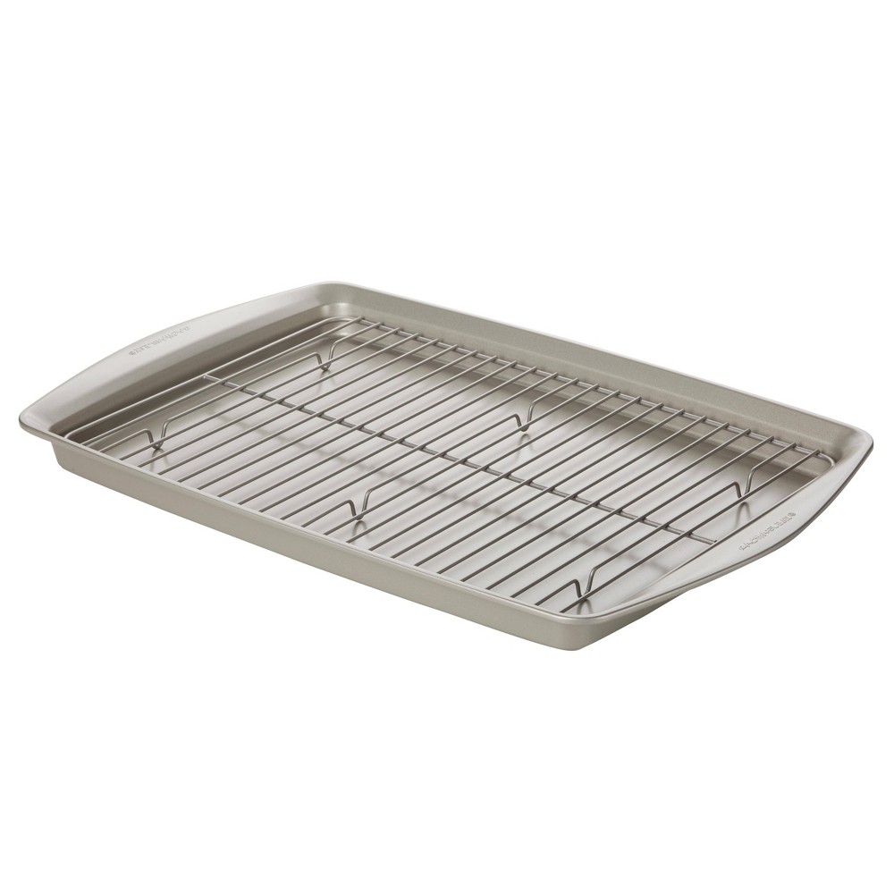 Photos - Bakeware Rachael Ray 13"x19" Nonstick  Jumbo Cookie Pan with Roasting Rack