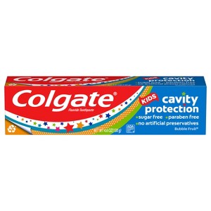 Colgate Kids Cavity Protection Toothpaste Bubble Fruit - 4.6oz - 1 of 4