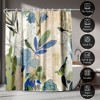 Americanflat 71x74 Floral Shower Curtain - 100% Polyester Shower Curtain, Water-Resistant Bath Curtain with Metal Grommets and 12 Shower Curtain Hooks - 4 of 4
