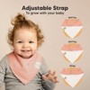 8pk Organic Baby Bandana Bibs, Baby Drool Bibs for Baby Boy, Girl, Baby Bibs for Infant, Newborn - 3 of 4