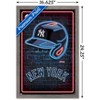 Trends International MLB New York Yankees - Neon Helmet 23 Framed Wall Poster Prints - 3 of 4