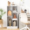 Tangkula 5-Cube Bookshelf 41" Floor Bookcase w/ 2 Anti-Tipping Kits Freestanding Storage - 4 of 4