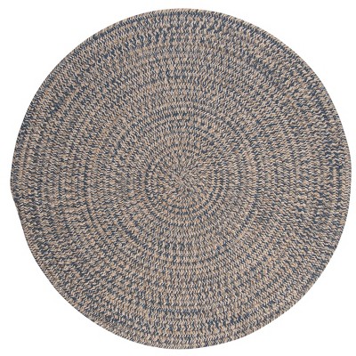 Colonial Mills Tremont Braided Rug, Denim 3' round, Round Shape