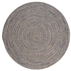 Colonial Mills Tremont Braided Rug, Denim 4' round, Round Shape - 1 of 3