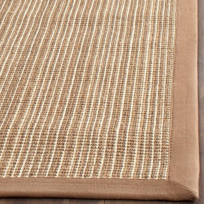Ivory Hand-Knotted Wool and Cotton 4' x 6' Rug