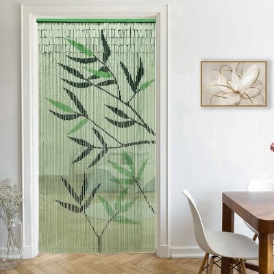 Evideco French Home Goods Decorative Beaded Door Curtain 36 x 79 Inches