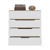 NicBex Modern 4 Drawers Dresser with Superior Top Wooden Closet Organizers and Storage for Bedroom, Living Room, Hallway - 3 of 4