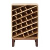 Modern Wood Wine Rack Brown - Olivia & May - 2 of 4