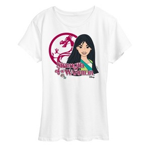 Women's - Disney Princess - Strength Of A Warrior Short Sleeve Graphic T-Shirt - 1 of 4