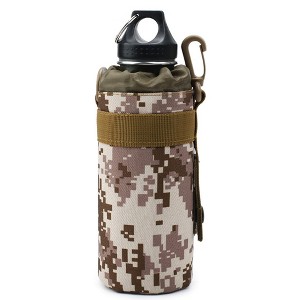 BABYYER Water Bottle Holder Bag Nylon Camouflage Waterproof Water Bottle Carrier for Camping Hiking Travelling - 1 of 4
