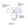 3-Pack 2200 Lumen LED Motion Activated Security Light w/Switch - White - 2 of 4