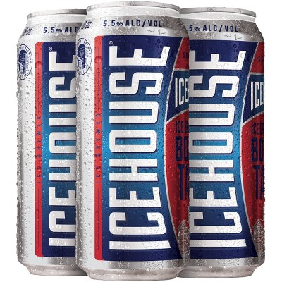 Icehouse Ice Lager Beer - 4pk/16 fl oz Cans