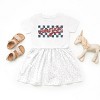 The Juniper Shop Checkered America Retro Toddler Dress - 3 of 4