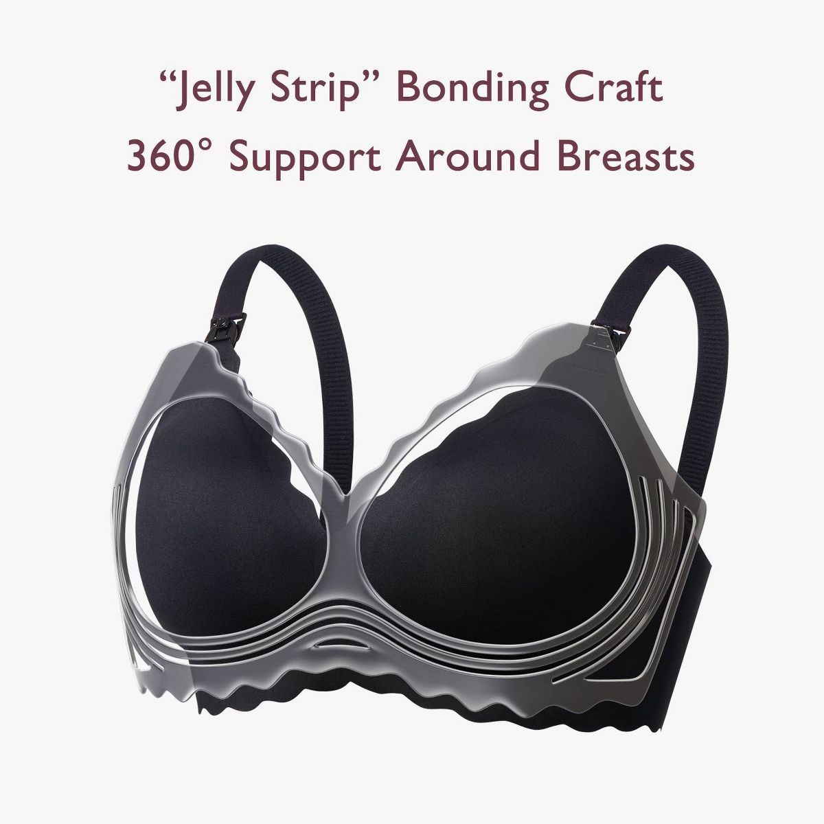 Momcozy Jelly Strip Nursing Bra - thumbnail 5