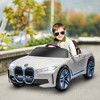 Aosom Electric Car for Kids, 12V Licensed BMW Ride-on Car with 2.4G Remote Control, Suspension System, Horn Honking, Music, Lights - 2 of 4
