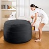 Hooseng Bean Bag Chair, 4FT Bean Bag with Velvet Cover, Giant Bean Bag Chairs  with Filler Adult, Bean Bag Sofa Filled with High-Density Sponge - 3 of 4