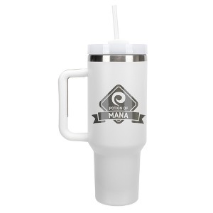 100 North Potion Of Mana Video Gamer Wrap-Around 40 Oz. Stainless Steel Water Bottle Coffee Mug, Spill & Leak Resistant, Travel Tumbler with Handle, - 1 of 4