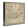 Stupell Industries Historic Tennessee Tourist Map Vintage US State Cartography Black Framed Giclee Art - 3 of 4