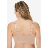 Comfort Choice Women's Plus Size Wireless Front-Close Lounge Bra - 3 of 4