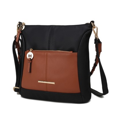 MKF Collection Nala Vegan Color-block Leather Women’s Shoulder Bag by Mia K
