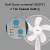 Optimus F-1760 16" Electric Fan, White  - 3 of 4