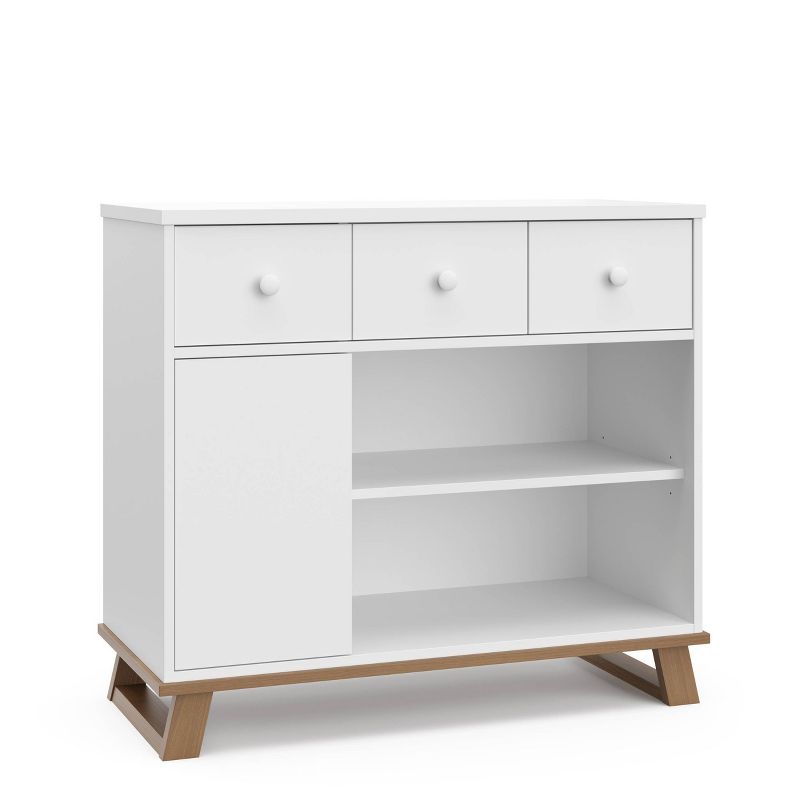 Storkcraft Modern 2 Drawer Dresser with Removable Changing Table Topper, 6 of 11