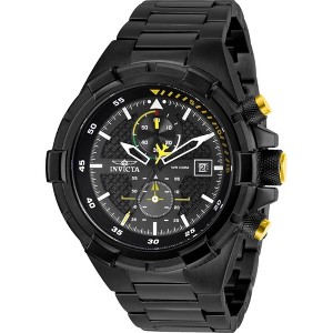 Invicta 28110 Men's Aviator Black Dial Steel Bracelet Chrono Watch - 1 of 2