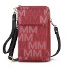 MKF Collection Cossetta Cell Phone Crossbody Wristlet Handbag Vegan Leather Versatile Multi-Use Phone Holder by Mia K - 2 of 4