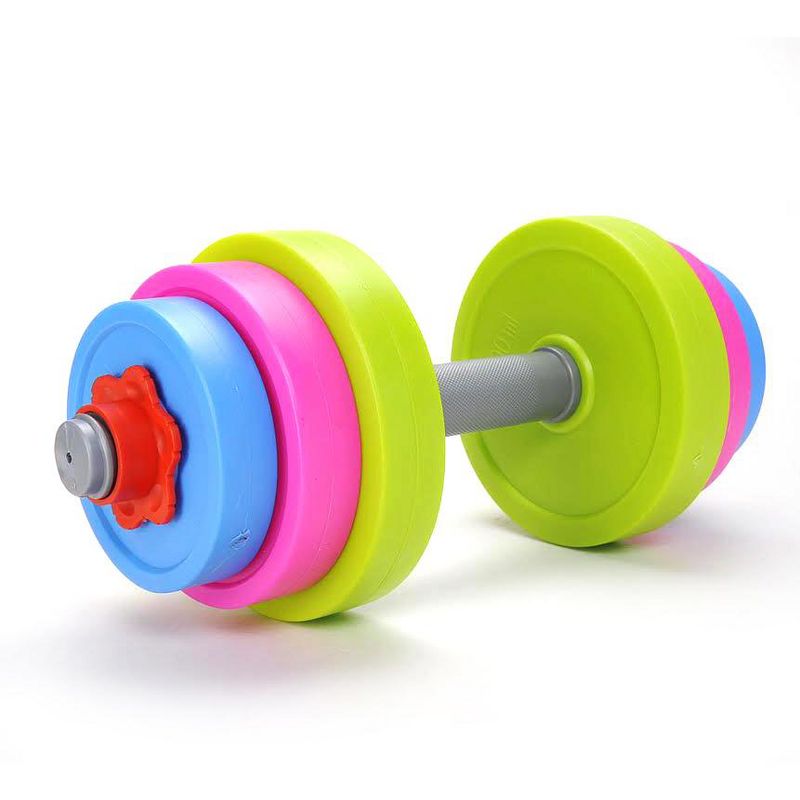 Ready! Set! Play! Link Adjustable Rainbow Dumbbell Toy Set For Kids, 5 of 10