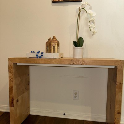 Ogden Burled Wood Console Table - Threshold™ Designed With Studio Mcgee ...