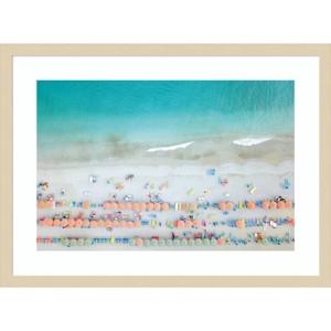 25" x 19" Monterosso 6 by Rachel Dowd Wood Framed Wall Art Print - Amanti Art: Seascape, Acrylic & Hardwood Frame - 1 of 4