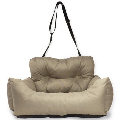 Precious Tails Chew and Water Resistant Travel Dog Bed - Khaki