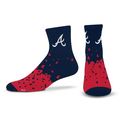MLB Atlanta Braves Adult Quarter Socks