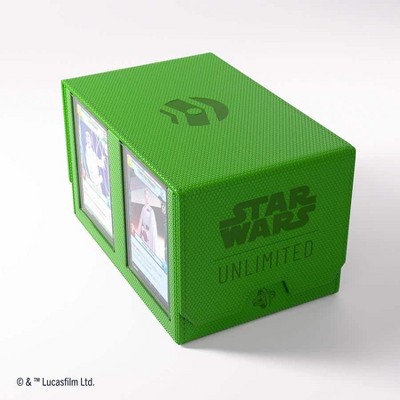 STAR WARS GAMEGENIC: STAR WARS: UNLIMITED: DOUBLE DECK POD: GREEN