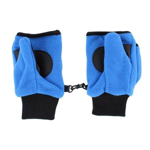 Polar Wear Kid's 2-4 Winter Fleece Convertible Fingerless Glove to Mitten - 1 of 3