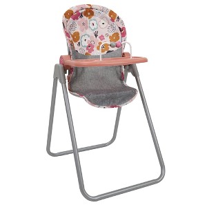 509 Crew: Melange Flora - Foodie Doll Highchair - 5pc Feeding Accessories,3+ - 1 of 4