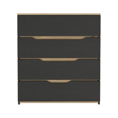 NicBex 4 Drawer Dresser for Bedroom,Modern Style Drawers with Free Handle,Dressers for Kids Room,Living Room,Entry and Hallway,Multicolor