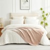Snuggle Sac Cozy Fuzzy Reversible Knit Throw Blanket Soft Reversible Bedding Blankets - 4 of 4