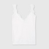 Women's Lace Trim Seamless Jersey Tank Top - Wild Fable™ - 4 of 4