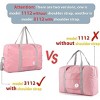 Personal item bag fits personal item size 17.7 x 6.3 x 12.6 foldable travel hand luggage bag,lightweight, for both men and women - 4 of 4