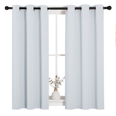 NICETOWN Grommet Top Blackout Curtains, Thermal Insulated Noise Reducing Window Drapes (Set of 2)